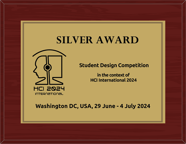 Student Design Competition SILVER Award. Details in text following the image.